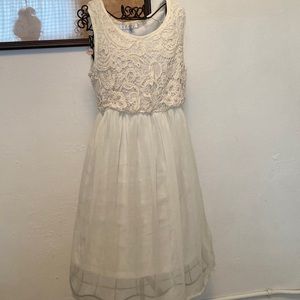 Size small,cream colored dress